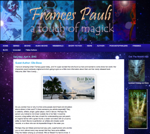 Guest post on Frances Pauli website
