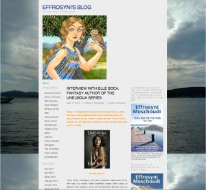 Fantasy author site features interview with Elle